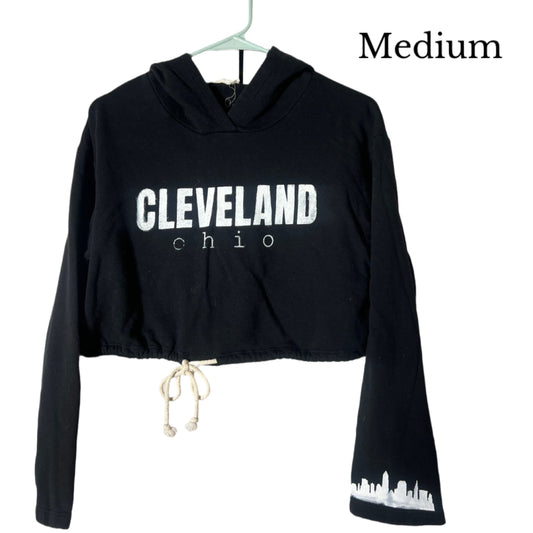 Cleveland skyline sleeve sweater