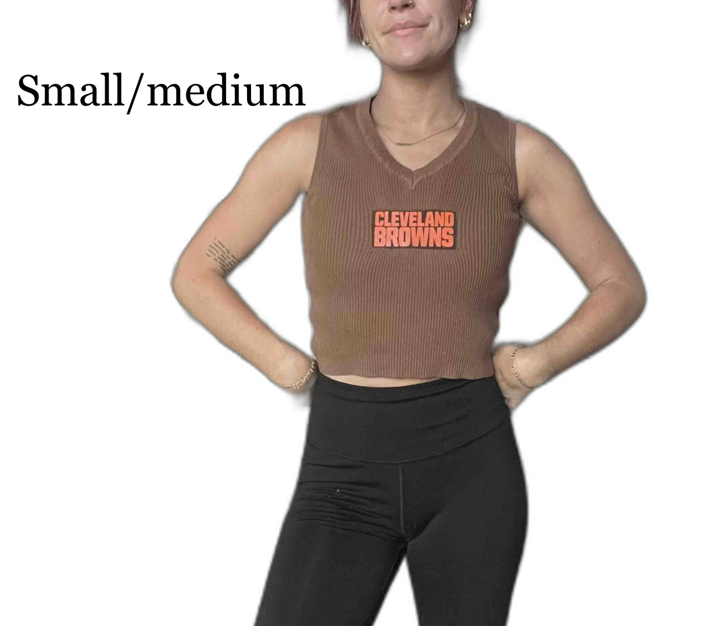 Cleveland Browns sweater tank